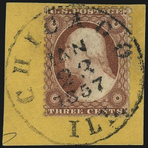 Sale 996, Lot 3181, Chicago Perforation