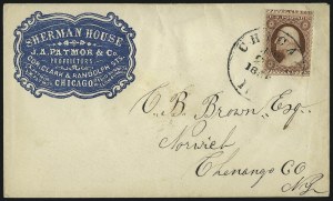 Sale 996, Lot 3182, Chicago Perforation