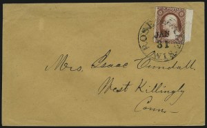 Sale 996, Lot 3185, Chicago Perforation