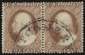 Sale 996, Lot 3194, 1857 3c Perforated Issue - Type I