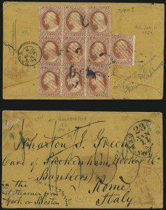 Sale 996, Lot 3199, 1857 3c Perforated Issue - Type I