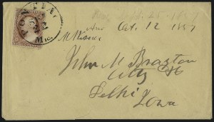 Sale 996, Lot 3205, 1857 3c Perforated Issue - Type II