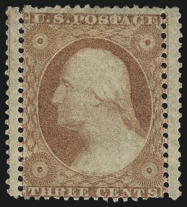 Sale 996, Lot 3211, 1857 3c Perforated Issue - Type III
