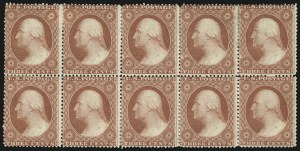 Sale 996, Lot 3212, 1857 3c Perforated Issue - Type III