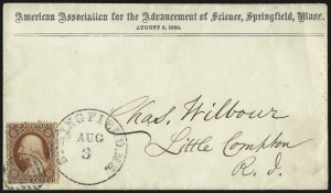 Sale 996, Lot 3218, 1857 3c Perforated Issue - Type III Flaws and Varieties