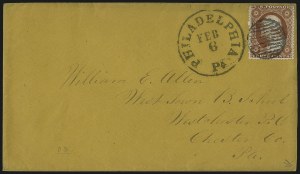 Sale 996, Lot 3221, 1857 3c Perforated Issue - Type III Flaws and Varieties