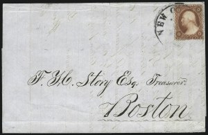 Sale 996, Lot 3226, 1857 3c Perforated Issue - Type III Flaws and Varieties