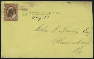 Sale 996, Lot 3231, 1857 3c Perforated Issue - Type III Covers