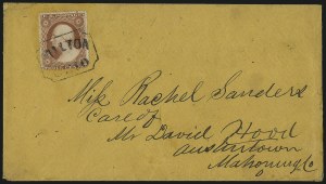 Sale 996, Lot 3233, 1857 3c Perforated Issue - Type III Covers