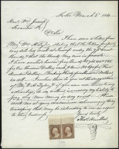 Sale 996, Lot 3255, 1857 3c Perforated Issue - Type III Balances