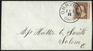 Sale 996, Lot 3256, 1857 3c Perforated Issue - Type III Balances