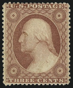 Sale 996, Lot 3258, 1857 3c Perforated Issue - Type IV