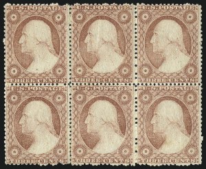 Sale 996, Lot 3263, 1857 3c Perforated Issue - Type IV