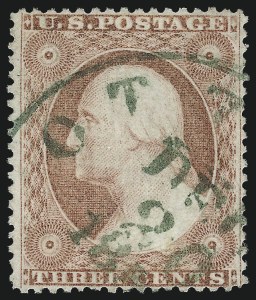 Sale 996, Lot 3271, 1857 3c Perforated Issue - Type IV