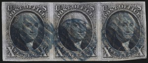Sale 997, Lot 5101, 10c 1847 Issue (Scott 2)
