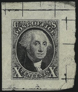 Sale 997, Lot 5106, 10c 1847 Issue (Scott 2)