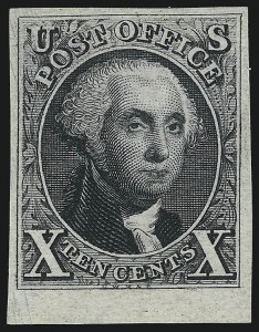 Sale 997, Lot 5112, 1875 Reproduction of 1847 Issue (Scott 3-4)