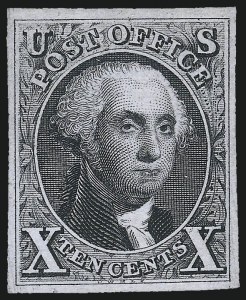 Sale 997, Lot 5116, 1875 Reproduction of 1847 Issue (Scott 3-4)
