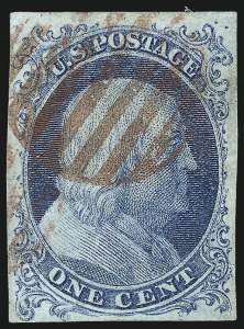 Sale 997, Lot 5118, 1c 1851-56 Issue (Scott 5-9)