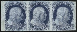 Sale 997, Lot 5122, 1c 1851-56 Issue (Scott 5-9)