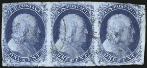 Sale 997, Lot 5127, 1c 1851-56 Issue (Scott 5-9)