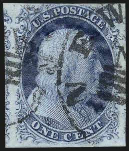 Sale 997, Lot 5135, 1c 1851-56 Issue (Scott 5-9)