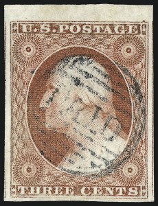 Sale Number 997, Lot Number 5159, 3c 1851-56 Issue (Scott 10-11A)