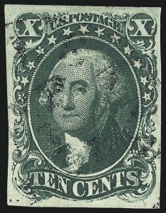 Sale 997, Lot 5179, 10c and 12c 1851-56 Issue (Scott 13-17)