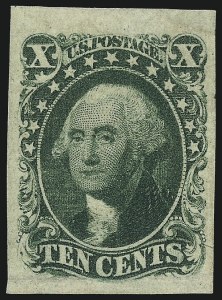Sale 997, Lot 5183, 10c and 12c 1851-56 Issue (Scott 13-17)