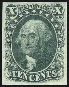Sale 997, Lot 5192, 10c and 12c 1851-56 Issue (Scott 13-17)