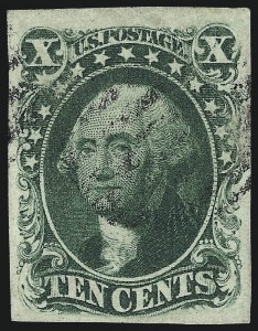 Sale 997, Lot 5201, 10c and 12c 1851-56 Issue (Scott 13-17)