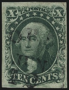 Sale Number 997, Lot Number 5202, 10c and 12c 1851-56 Issue (Scott 13-17)