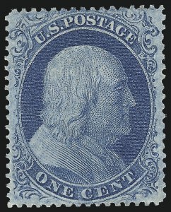 Sale 997, Lot 5220, 1c 1857-60 Issue (Scott 18-24)