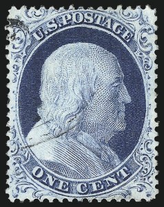 Sale 997, Lot 5232, 1c 1857-60 Issue (Scott 18-24)