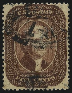 Sale 997, Lot 5248, 3c-5c 1857-60 Issue (Scott 25-30A)