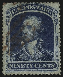 Sale 997, Lot 5295, 12c-90c 1857-60 Issue (Scott 36-39)