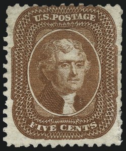 Sale 997, Lot 5308, 1875 Reprint of 1857-60 Issue (Scott 40-47)