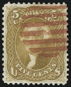 Sale 997, Lot 5341, 1861-66 Issue (Scott 56-70)