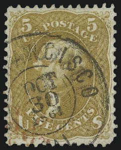 Sale 997, Lot 5345, 1861-66 Issue (Scott 56-70)