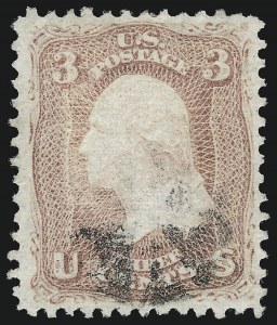 Sale 997, Lot 5377, 1867 Experimental Grills (A-Z, Scott 79-85E)