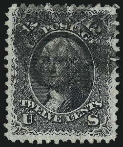 Sale Number 997, Lot Number 5390, 1867-68 Grilled Issue (E Grill - Scott 86-91)
