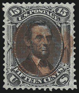 Sale 997, Lot 5405, 1867-68 Grilled Issue (F Grill - Scott 92-101)