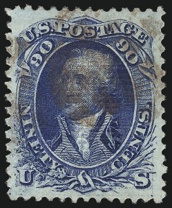 Sale 997, Lot 5410, 1867-68 Grilled Issue (F Grill - Scott 92-101)