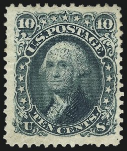 Sale 997, Lot 5423, 1875 Re-Issue of 1861-66 Issue (Scott 102-111)