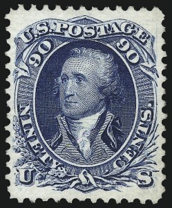 Sale 997, Lot 5438, 1875 Re-Issue of 1861-66 Issue (Scott 102-111)