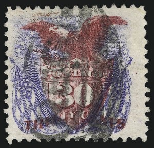 Sale 997, Lot 5528, 1875 Re-Issue of 1869 Pictorial Issue (Scott 123-133a)