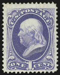 Sale 997, Lot 5537, 1870-71 National Bank Note Co. Grilled Issue (Scott 134-144)