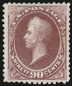 Sale 997, Lot 5591, 1875 Continental Bank Note Co. Special Printing (Scott 168-175)