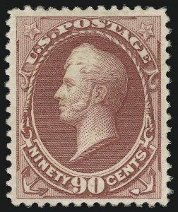 Sale 997, Lot 5611, 1875-79 Continental and American Bank Note Co. Issues (Scott 178-191)