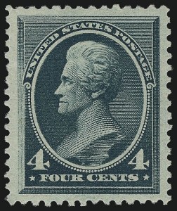 Sale 997, Lot 5631, 1881-87 American Bank Note Co. Issues (Scott 205-218)